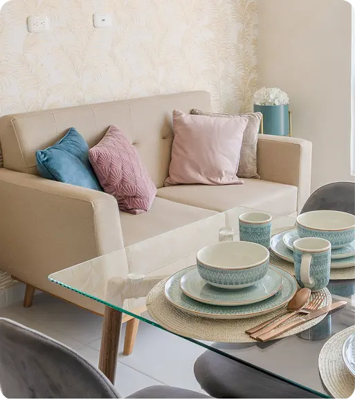 Interior de apartamento Altos de Sole Mío